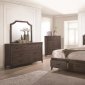 Richmond Bedroom Set 5Pc 205710 in Dark Grey Oak by Coaster