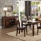 Mantello 5Pc Dining Set 5547-78 - Cherry - Homelegance w/Options