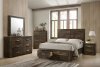 Elettra Bedroom 24200Q in Rustic Walnut w/Options