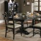 Whitney Dining Table 5Pc Set 661-CD in Black Cherry by Liberty