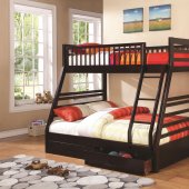 Ashton 460184 Bunk Bed in Cappuccino by Coaster