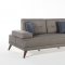 Ornella Vena Gray Sofa Bed in Fabric by Bellona w/Options