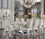 Vendome Dining Table DN01346 in Antique Pearl by Acme w/Options