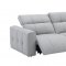 Prescott Power Motion Sofa Light Gray Leather by J&M w/Options