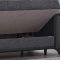 Charlotte Anthracite Sofa Bed by Bellona w/Options