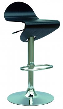 Ash & Metal Modern Set of 2 Barstools w/Gas-Lift Seating [CYBA-0350-BS]