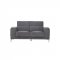 U6108 Sofa & Loveseat Set in Platinum Fabric by Global w/Options