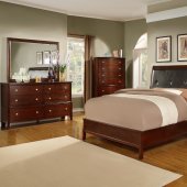 B295 Bedroom in Cherry Finish w/Options