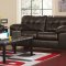 Alliston Sofa & Loveseat Set 20101 in Chocolate by Ashley