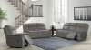 Kisner Motion Sofa & Loveseat Set in Gray by Klaussner w/Options