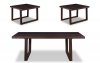 AK921 Coffee Table 3Pc Set in Wenge by Beverly Hills