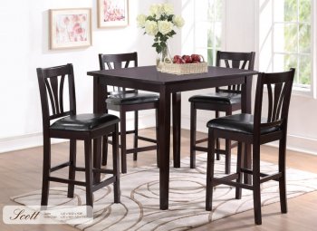 Scott 5Pc Counter Height Dinette Set [ADDS-Scott]