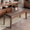 Wichita Dining Table CM3061T in Light Walnut w/Options