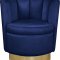 Lily Accent Chair 578 in Navy Velvet by Meridian