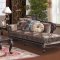 Janet Traditional Sofa & Chaise Set in Fabric w/Optional Items