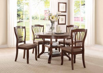 Frankford Dining Set 5Pc 5456 in Brown by Homelegance [HEDS-5456 Frankford]