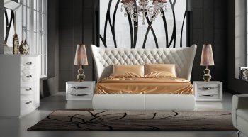 Miami Bedroom in White by ESF w/Options [EFBS-Miami White]