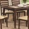 102841 Baker Dining Table in Warm Brown by Coaster w/Options