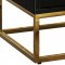 Nova Side Table 815 in Black Glass by Meridian