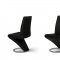 Y034C Modern Black Dining Chairs Set of 2 by VIG in Eco-Leather