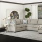 Fletcher Sectional Sofa in Quartz Fabric by Klaussner