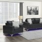 U98 Sofa & Loveseat Set in Charcoal by Global w/Options