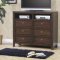 Rich Walnut Finish Youth Bedroom w/Chest Bed