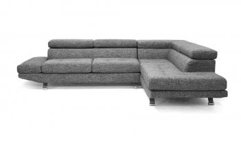 Adelaide Sectional Sofa in Gray Fabric by Wholesale Interiors [WISS-Adelaide]