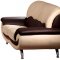 27 Brown & Beige Half Leather Sofa by ESF w/Options