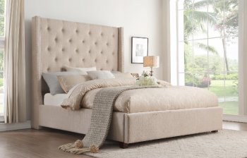 Fairborn Storage Bed 5877BE-1DW in Beige by Homelegance [HEB-5877BE-1DW-Fairborn Beige]