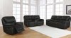 Breton Motion Sofa 651344 in Charcoal by Coaster w/Options