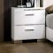 Malte 5Pc Bedroom Set CM7049WH in White & Silver w/Options