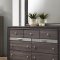 Chrissy 5Pc Bedroom Set CM7552GY in Gray w/Options