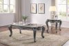 Ariadne Coffee Table 85345 Marble & Platinum by Acme w/Options