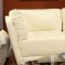 Kayson White Bonded Leather Match Sectional Sofa by Coaster