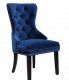 Bronx Dining Chair Set of 2 - Blue, Silver, Brown or Pink Fabric