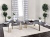 Shannon Coffee Table CM4616 in Tempered Stone & Silver w/Options