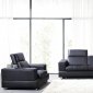 22212-B Midnight Sofa Black by Chelsea Home Furniture w/Options