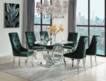 Noralie Dining Table DN00720 by Acme w/Optional Dekel Chairs [AMDS-DN00720-70142 Noralie]