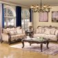 Fairfax Sofa, Loveseat & Chair 3Pc Set in Beige Fabric