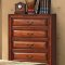 B2700 Bedroom in Oak w/6 Drawer Bed & Options