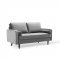 Valour Sofa in Gray Velvet Fabric by Modway w/Options