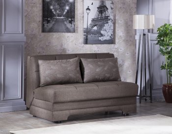 Twist Astoral Light Brown Loveseat Sleeper by Istikbal [IKSB-TWIST Astoral Light Brown]