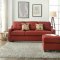 Cleavon II Reversible Sectional Sofa 53740 in Red Linen by Acme