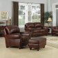 Leather Italia Brown Seville Sofa & Loveseat Set w/Options