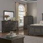 Cadiz Bedroom Set 5Pc 821 in Vintage Ash by NCFurniture