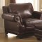 504961 Crawford Sofa in Brown Leather by Coaster w/Options