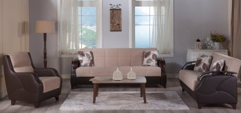 Trento Nepal Light Brown Sofa Bed by Sunset w/Options [IKSB-Trento Nepal L. Brown]