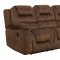 U97370 Motion Sofa in Chocolate Fabric by Global w/Options