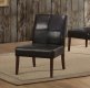 Oriana Accent Chair 1215BRS Set of 2 in Vinyl by Homelegance